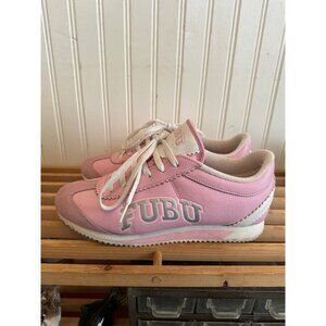 Fubu Vintage 90s Y2K Retro Pink sneaker Tennis Shoes Lace up 9.5